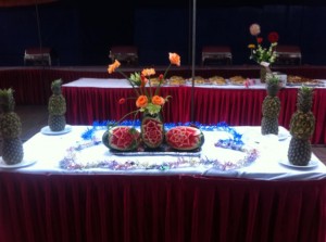 Trang trí do Hà Thành Foods chuẩn bị